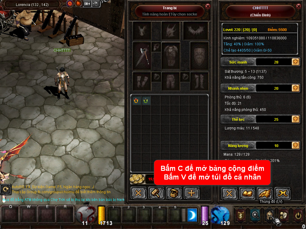 Chức năng chính của Game MU Thần Tốc